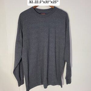 Vintage 90s Wu Wear Wu-Tang Men's Blank Gray XL L/S T-Shirt Made in USA